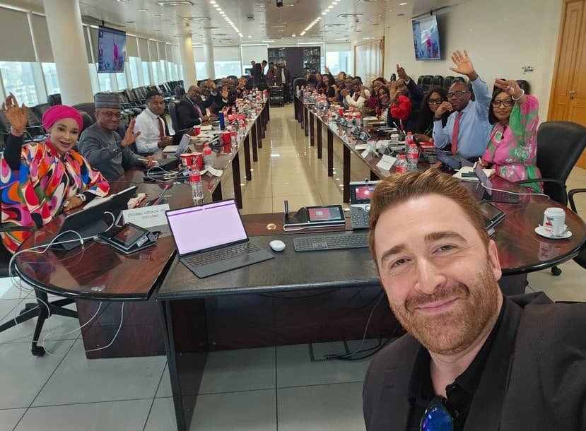 Danilo McGarry with global AI and business leaders