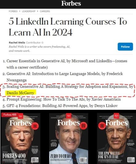 Danilo McGarry with global AI and business leaders