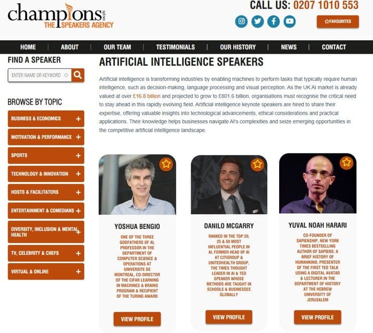 Danilo McGarry amongst the greatest in AI